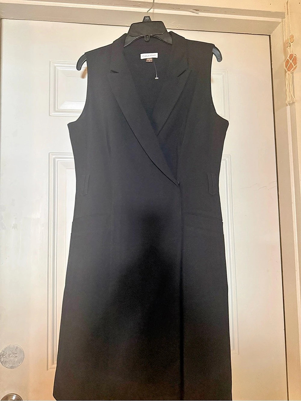 Bebe Black Sleeveless Midi Dress Like New